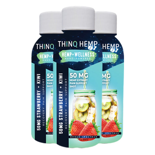 THINQ HEMP - 50MG CBD + WELLNESS 3PK