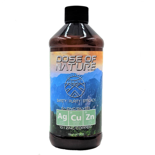 DOSE OF NATURE - Colloidal Silver, Zinc, Copper Blend