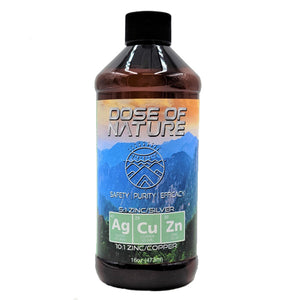 DOSE OF NATURE - Colloidal Silver, Zinc, Copper Blend