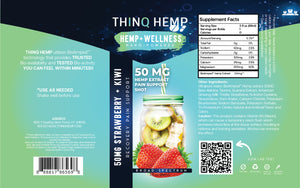 THINQ HEMP - 50MG CBD + WELLNESS 3PK